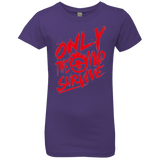 T-Shirts Purple Rush / YXS Only The Mad Red Girls Premium T-Shirt