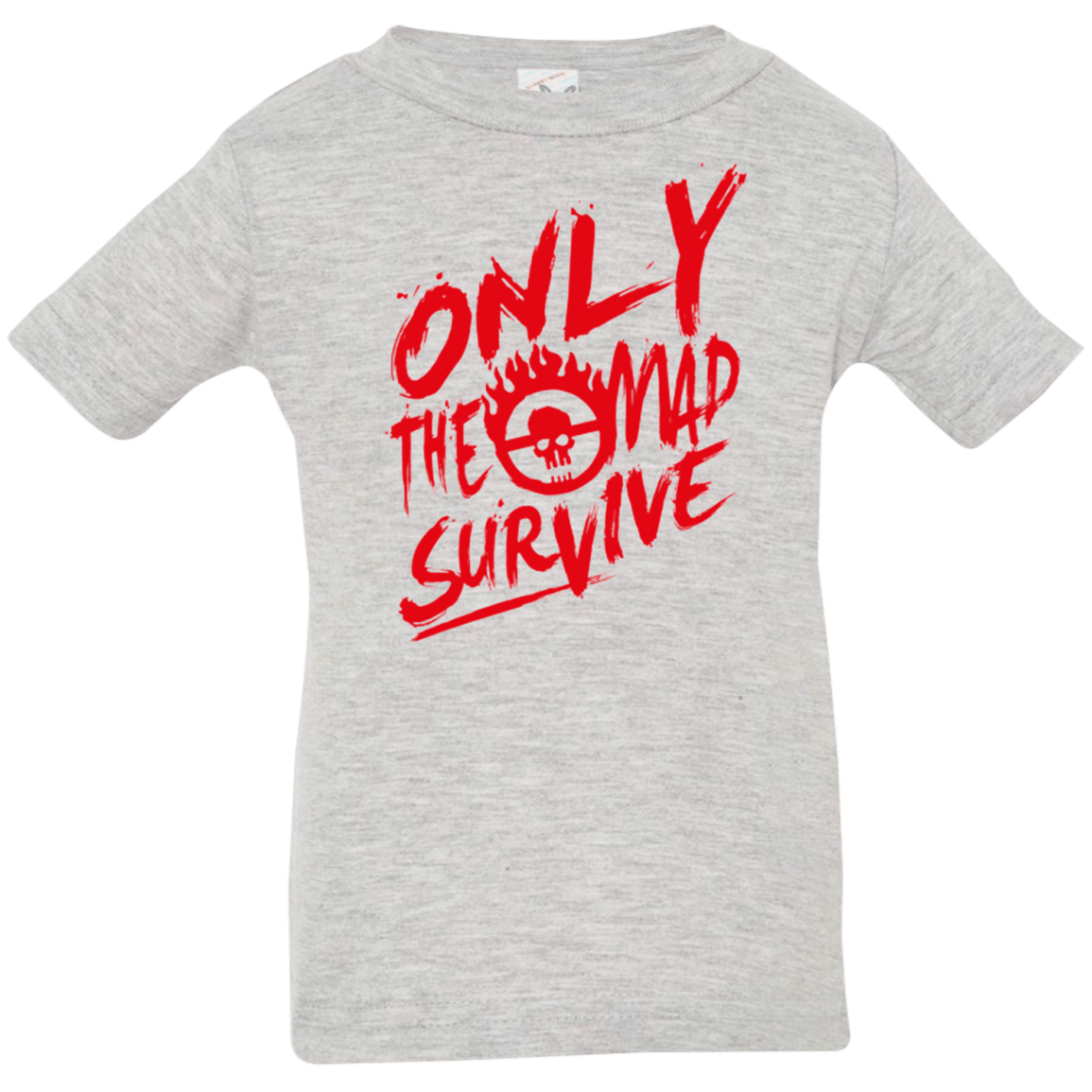 T-Shirts Heather Grey / 6 Months Only The Mad Red Infant PremiumT-Shirt