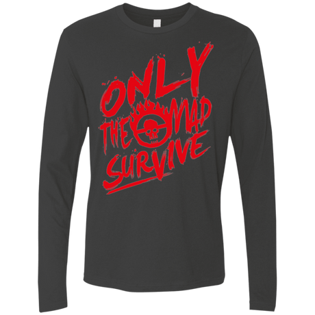T-Shirts Heavy Metal / Small Only The Mad Red Men's Premium Long Sleeve