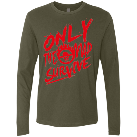 T-Shirts Military Green / Small Only The Mad Red Men's Premium Long Sleeve