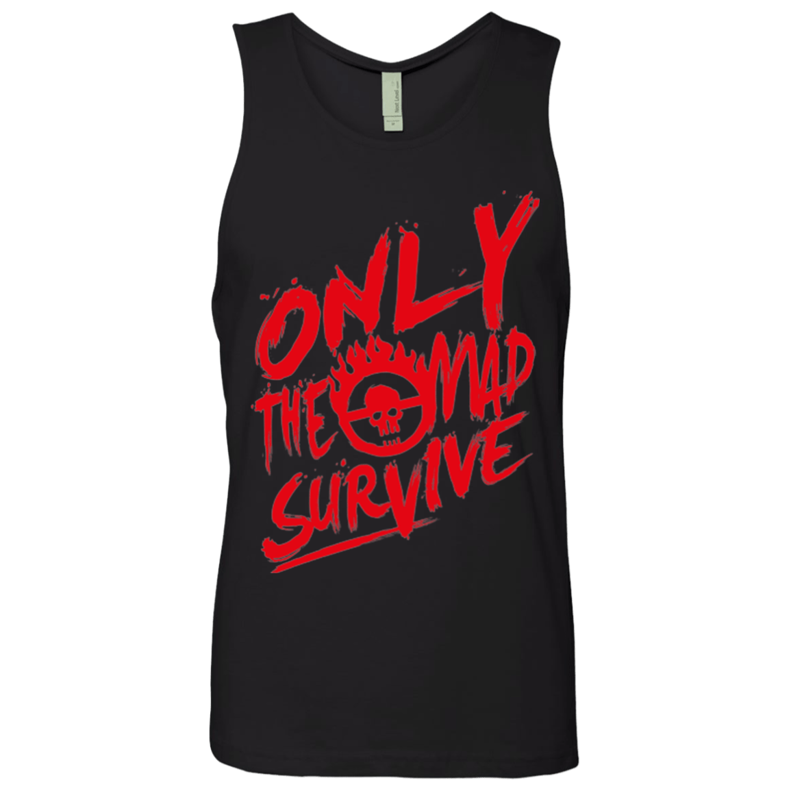 T-Shirts Black / Small Only The Mad Red Men's Premium Tank Top