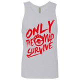 T-Shirts Heather Grey / Small Only The Mad Red Men's Premium Tank Top