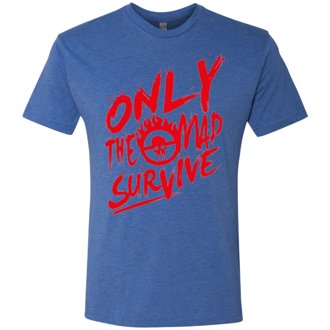 T-Shirts Vintage Royal / Small Only The Mad Red Men's Triblend T-Shirt