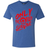 T-Shirts Vintage Royal / Small Only The Mad Red Men's Triblend T-Shirt