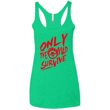T-Shirts Envy / X-Small Only The Mad Red Women's Triblend Racerback Tank
