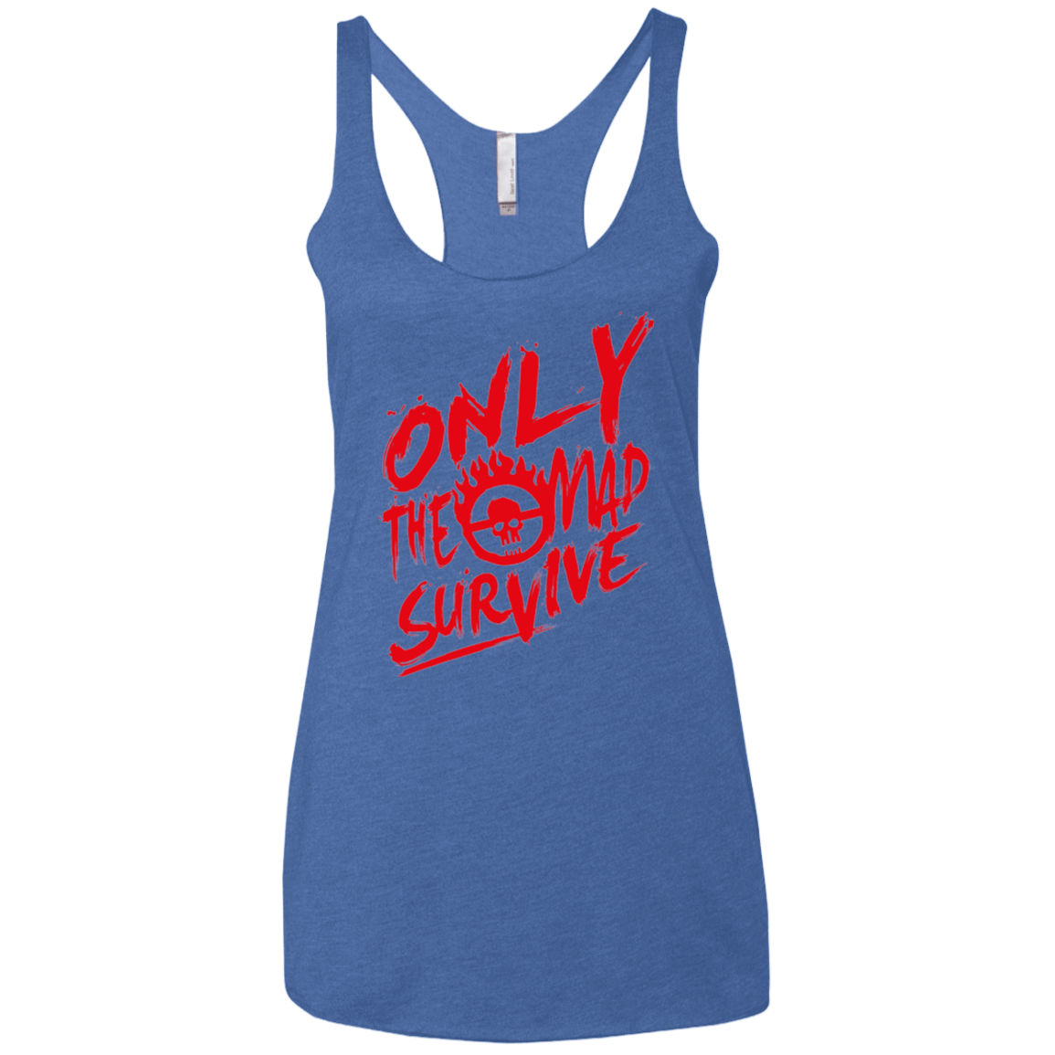 T-Shirts Vintage Royal / X-Small Only The Mad Red Women's Triblend Racerback Tank