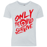 T-Shirts Heather White / YXS Only The Mad Red Youth Triblend T-Shirt