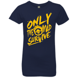T-Shirts Midnight Navy / YXS Only The Mad Yellow Girls Premium T-Shirt