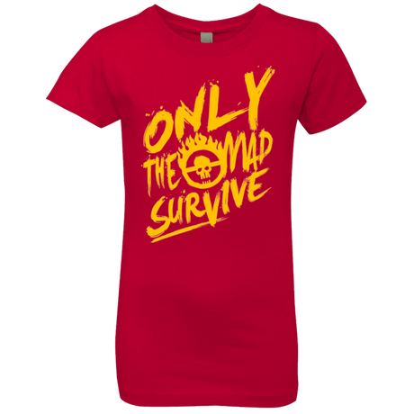 T-Shirts Red / YXS Only The Mad Yellow Girls Premium T-Shirt