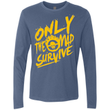 T-Shirts Indigo / Small Only The Mad Yellow Men's Premium Long Sleeve