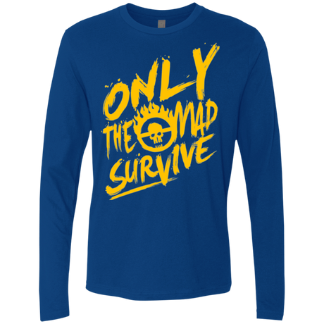 T-Shirts Royal / Small Only The Mad Yellow Men's Premium Long Sleeve