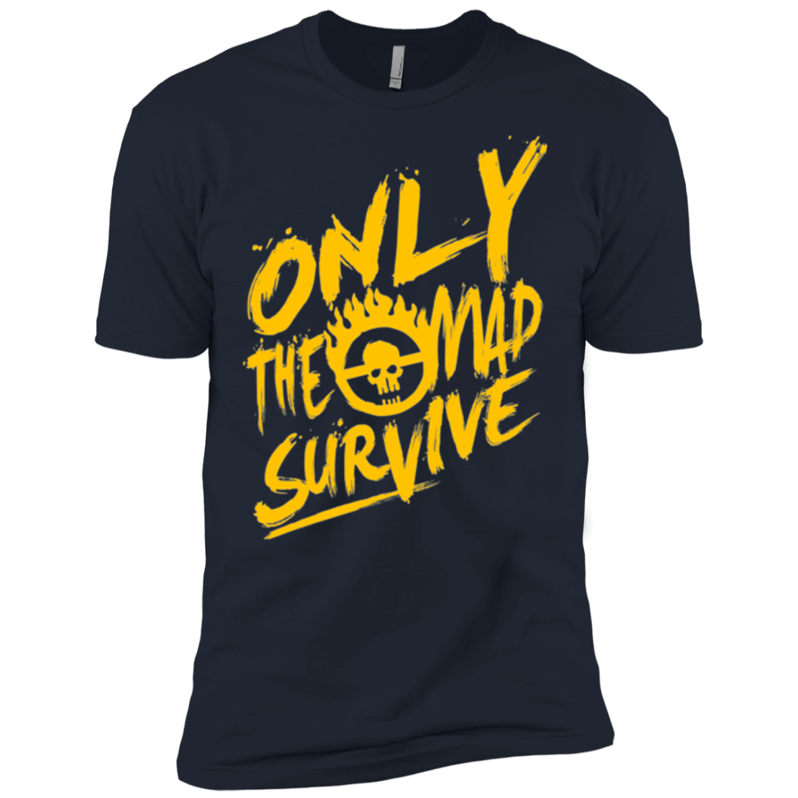 T-Shirts Midnight Navy / X-Small Only The Mad Yellow Men's Premium T-Shirt