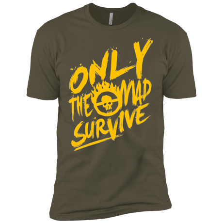 T-Shirts Military Green / X-Small Only The Mad Yellow Men's Premium T-Shirt