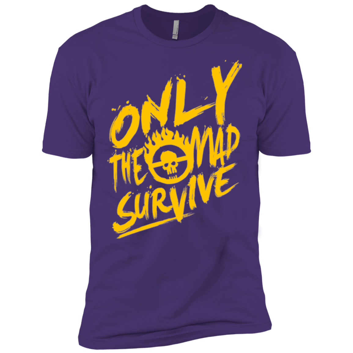 T-Shirts Purple Rush/ / X-Small Only The Mad Yellow Men's Premium T-Shirt