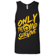 T-Shirts Black / Small Only The Mad Yellow Men's Premium Tank Top