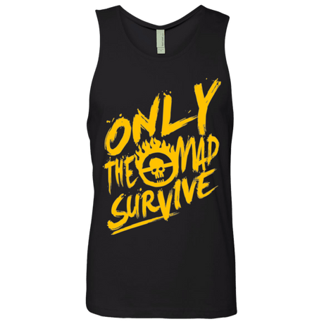 T-Shirts Black / Small Only The Mad Yellow Men's Premium Tank Top