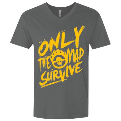 T-Shirts Heavy Metal / X-Small Only The Mad Yellow Men's Premium V-Neck