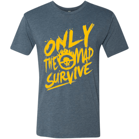 T-Shirts Indigo / Small Only The Mad Yellow Men's Triblend T-Shirt