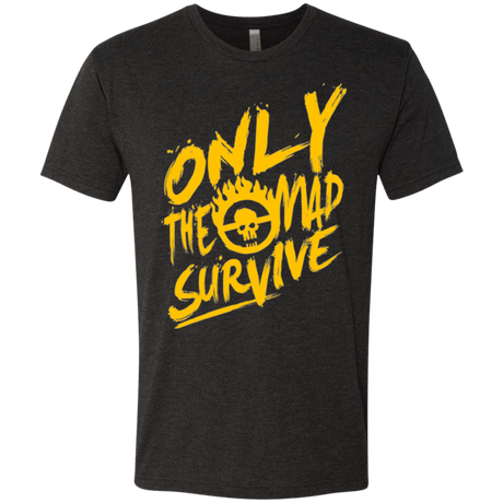 T-Shirts Vintage Black / Small Only The Mad Yellow Men's Triblend T-Shirt