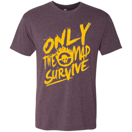 T-Shirts Vintage Purple / Small Only The Mad Yellow Men's Triblend T-Shirt