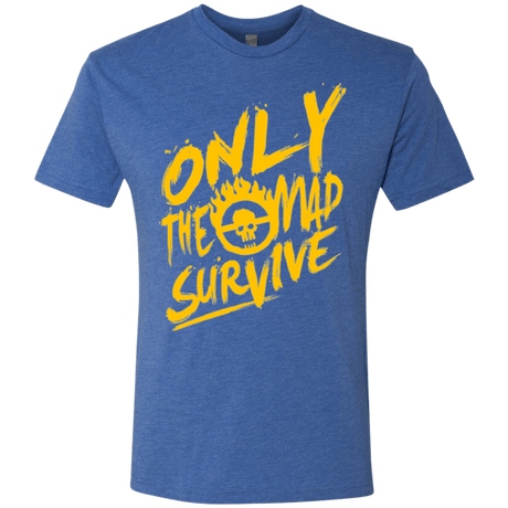 T-Shirts Vintage Royal / Small Only The Mad Yellow Men's Triblend T-Shirt