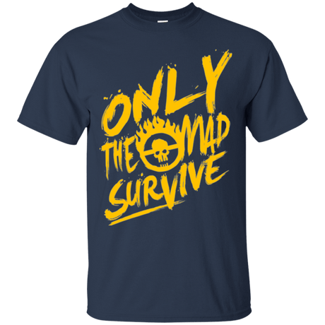 T-Shirts Navy / Small Only The Mad Yellow T-Shirt