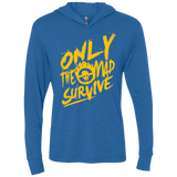 T-Shirts Vintage Royal / X-Small Only The Mad Yellow Triblend Long Sleeve Hoodie Tee