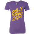 T-Shirts Purple Rush / Small Only The Mad Yellow Women's Triblend T-Shirt