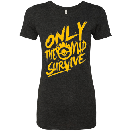 T-Shirts Vintage Black / Small Only The Mad Yellow Women's Triblend T-Shirt