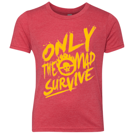 T-Shirts Vintage Red / YXS Only The Mad Yellow Youth Triblend T-Shirt