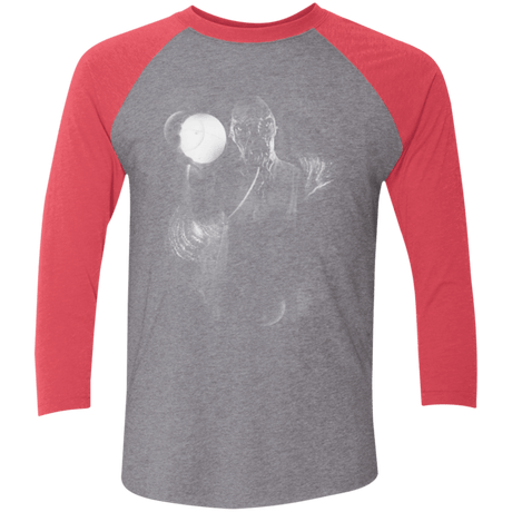 T-Shirts Premium Heather/ Vintage Red / X-Small Ood Men's Triblend 3/4 Sleeve