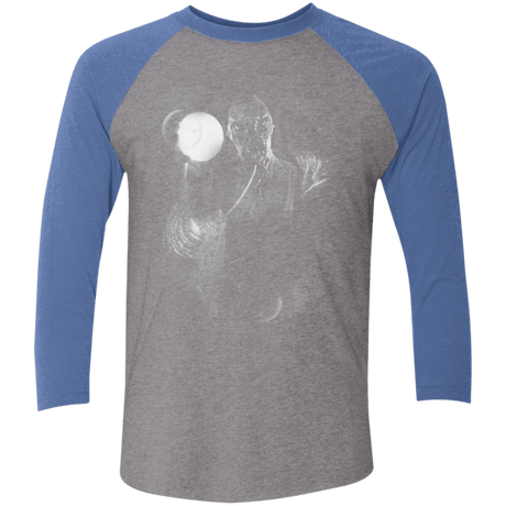 T-Shirts Premium Heather/ Vintage Royal / X-Small Ood Men's Triblend 3/4 Sleeve