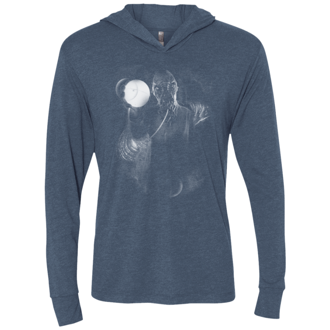 T-Shirts Indigo / X-Small Ood Triblend Long Sleeve Hoodie Tee