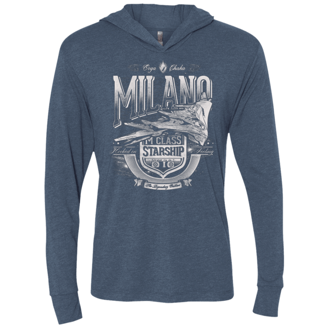 T-Shirts Indigo / X-Small Ooga Chaka Triblend Long Sleeve Hoodie Tee