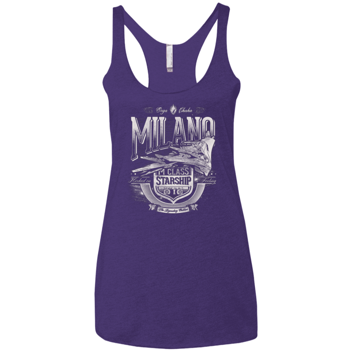 T-Shirts Purple / X-Small Ooga Chaka Women's Triblend Racerback Tank