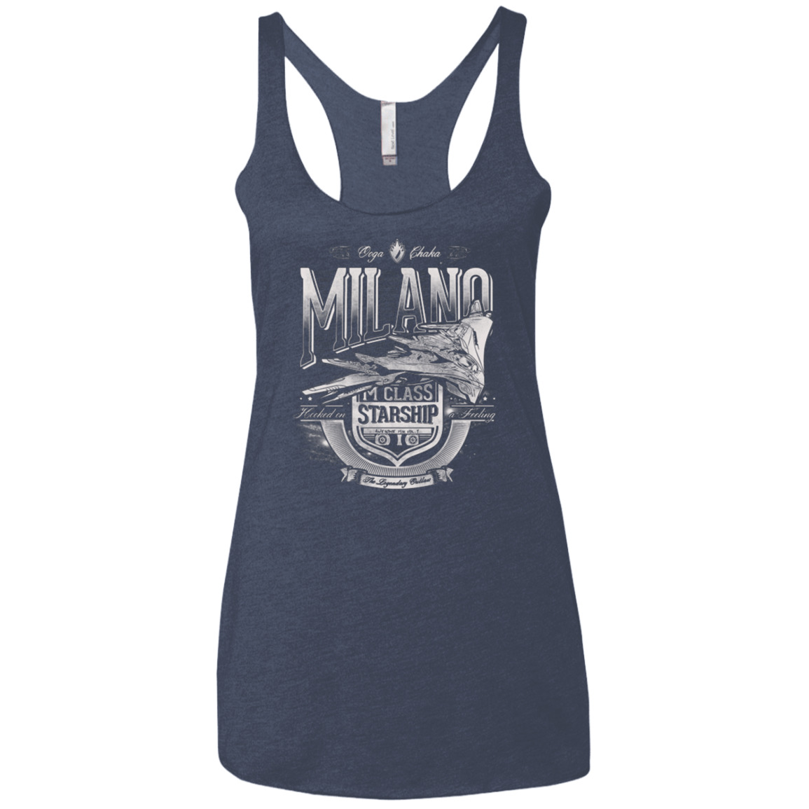 T-Shirts Vintage Navy / X-Small Ooga Chaka Women's Triblend Racerback Tank
