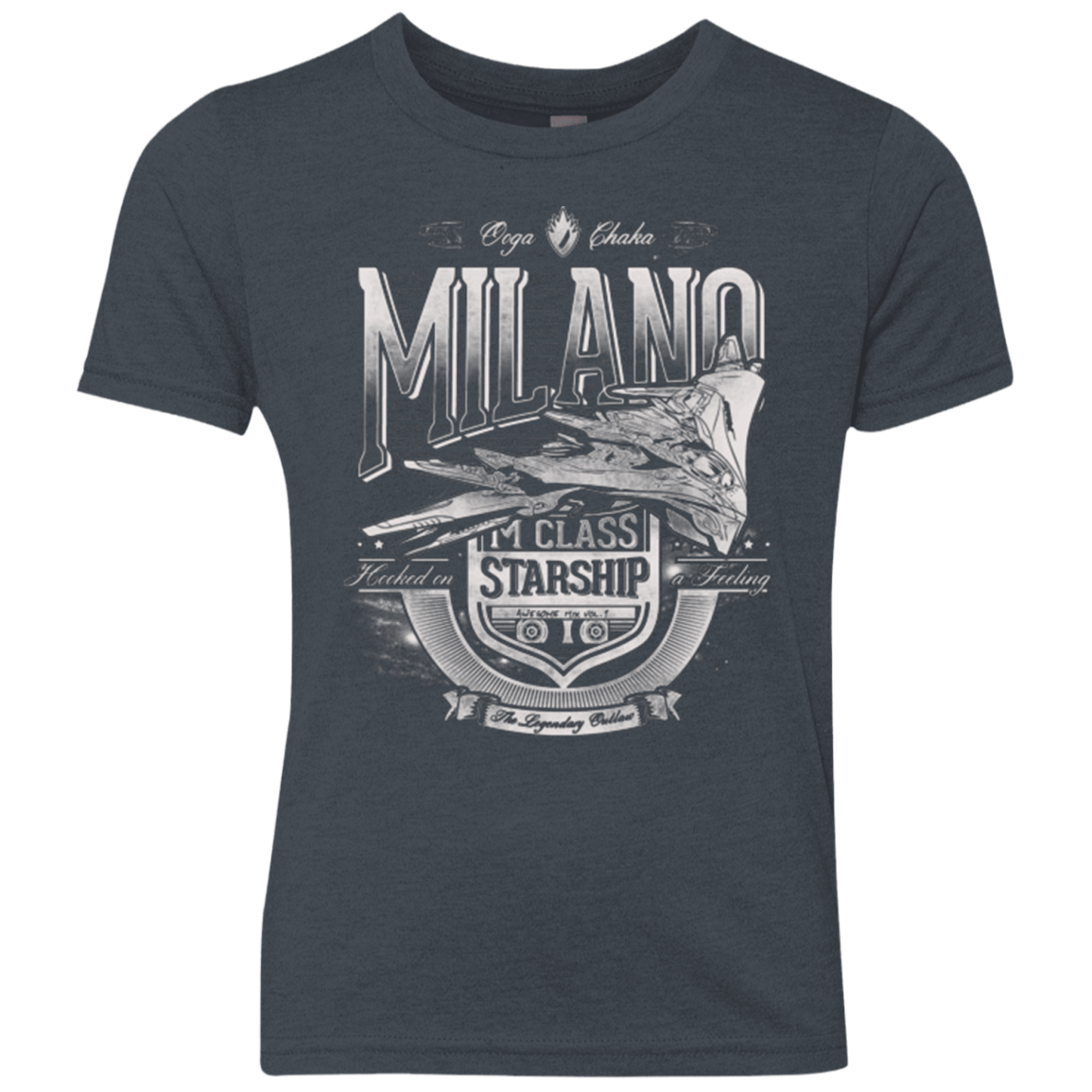 T-Shirts Vintage Navy / YXS Ooga Chaka Youth Triblend T-Shirt