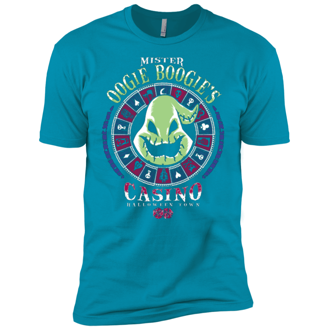 T-Shirts Turquoise / YXS Oogies Casino Boys Premium T-Shirt