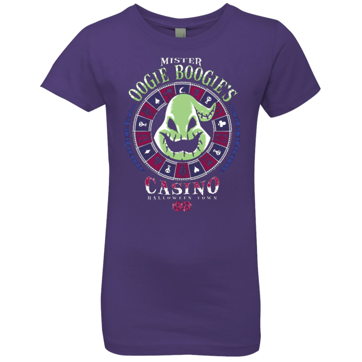 T-Shirts Purple Rush / YXS Oogies Casino Girls Premium T-Shirt