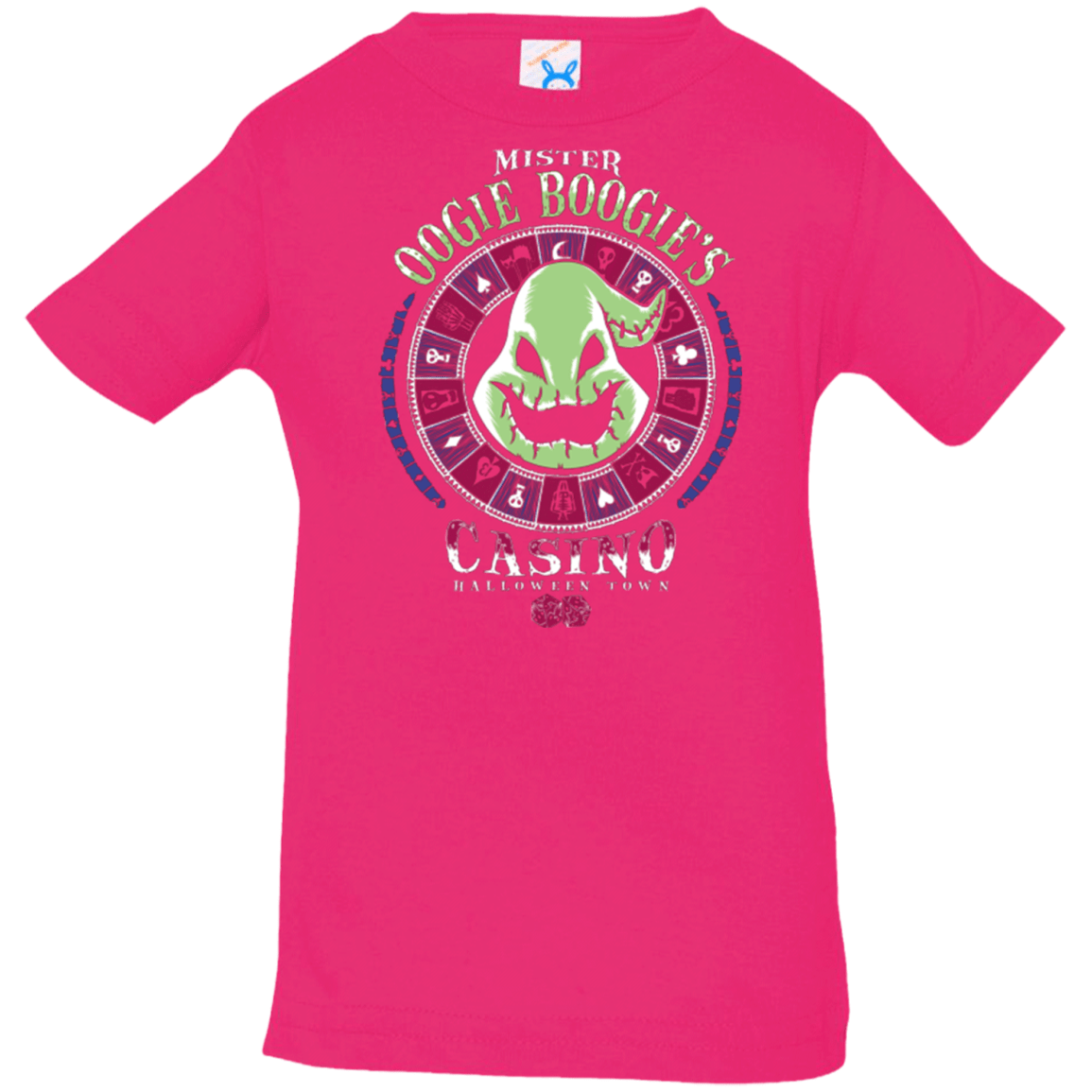 T-Shirts Hot Pink / 6 Months Oogies Casino Infant Premium T-Shirt