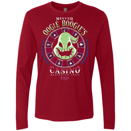 T-Shirts Cardinal / Small Oogies Casino Men's Premium Long Sleeve