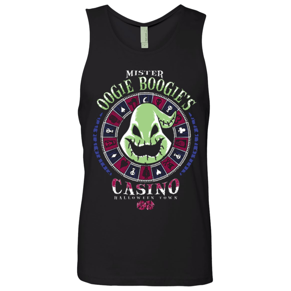 T-Shirts Black / Small Oogies Casino Men's Premium Tank Top