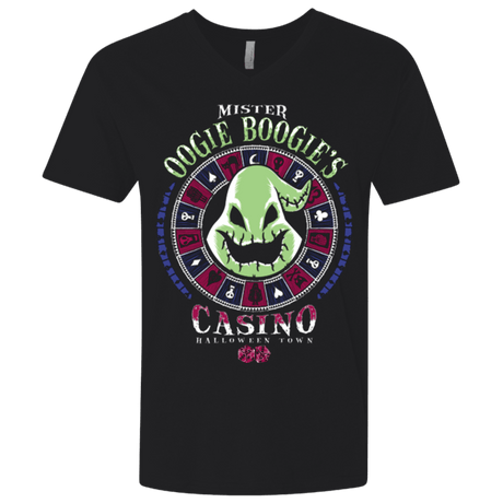 T-Shirts Black / X-Small Oogies Casino Men's Premium V-Neck