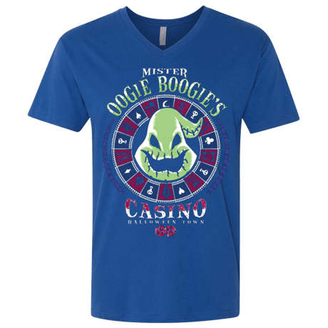 T-Shirts Royal / X-Small Oogies Casino Men's Premium V-Neck