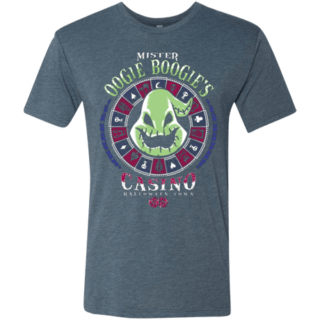 T-Shirts Indigo / Small Oogies Casino Men's Triblend T-Shirt