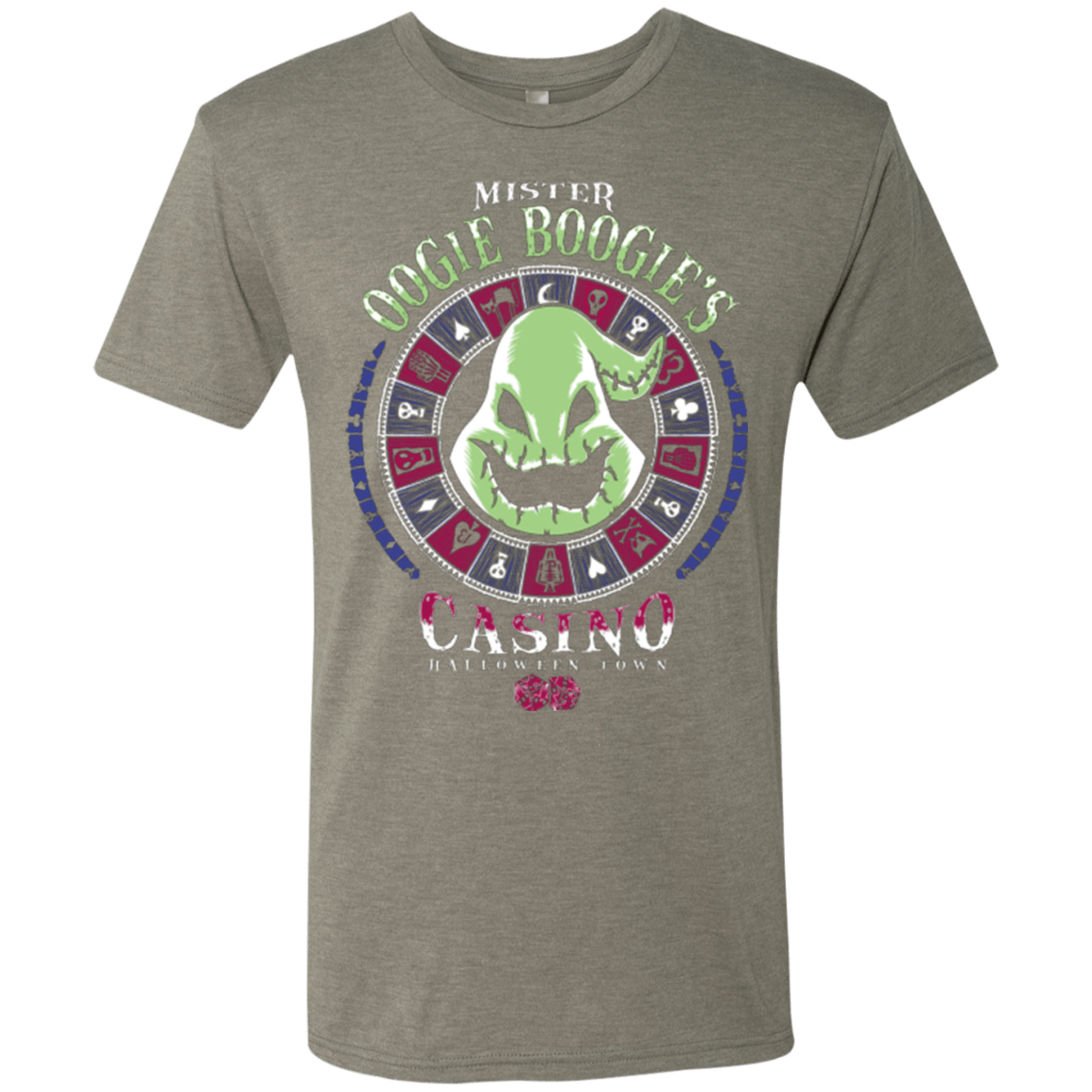 T-Shirts Venetian Grey / Small Oogies Casino Men's Triblend T-Shirt
