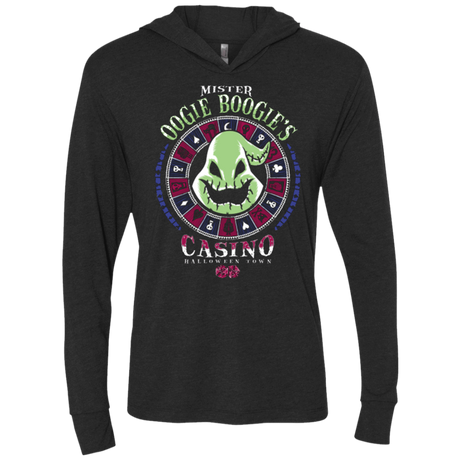 T-Shirts Vintage Black / X-Small Oogies Casino Triblend Long Sleeve Hoodie Tee