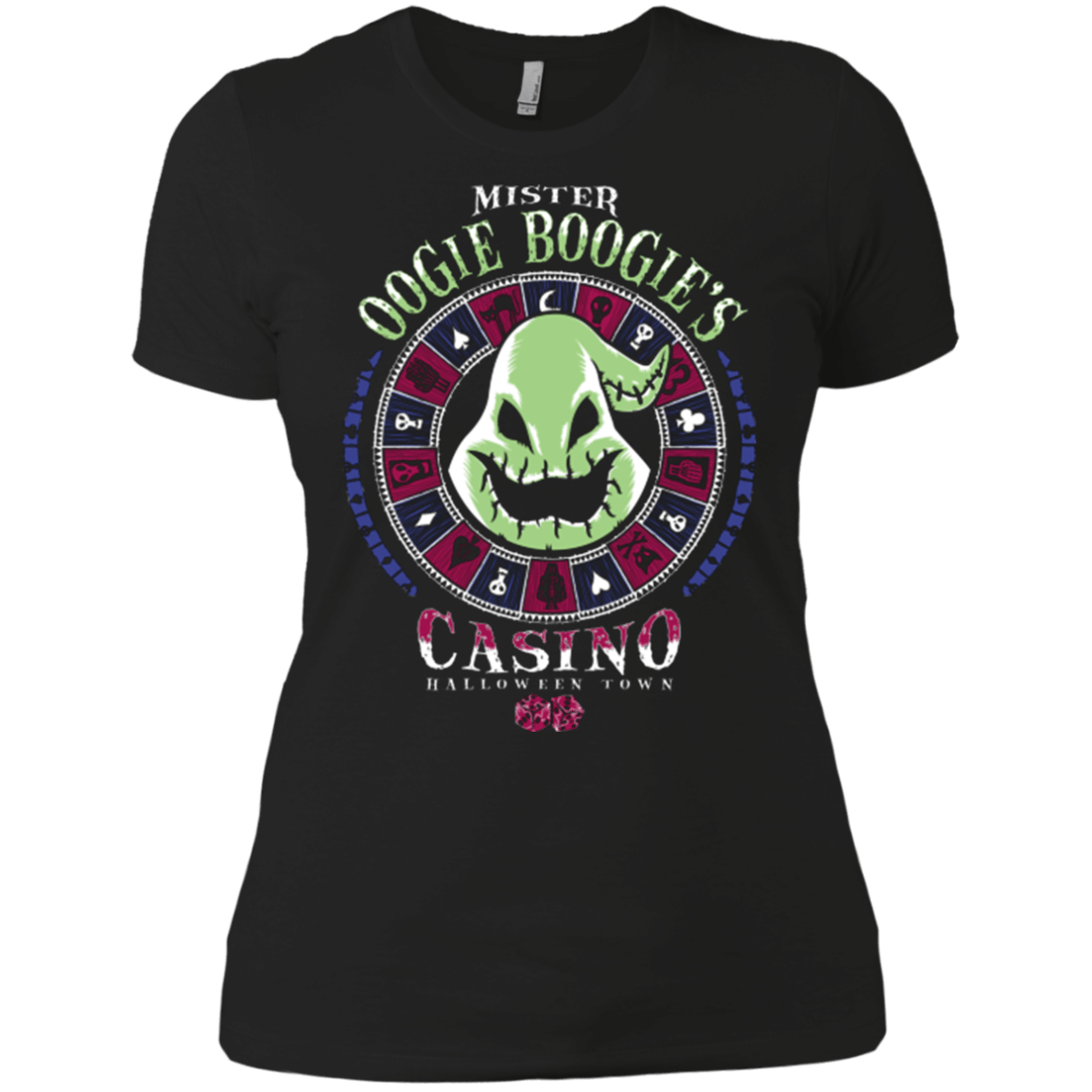 T-Shirts Black / X-Small Oogies Casino Women's Premium T-Shirt