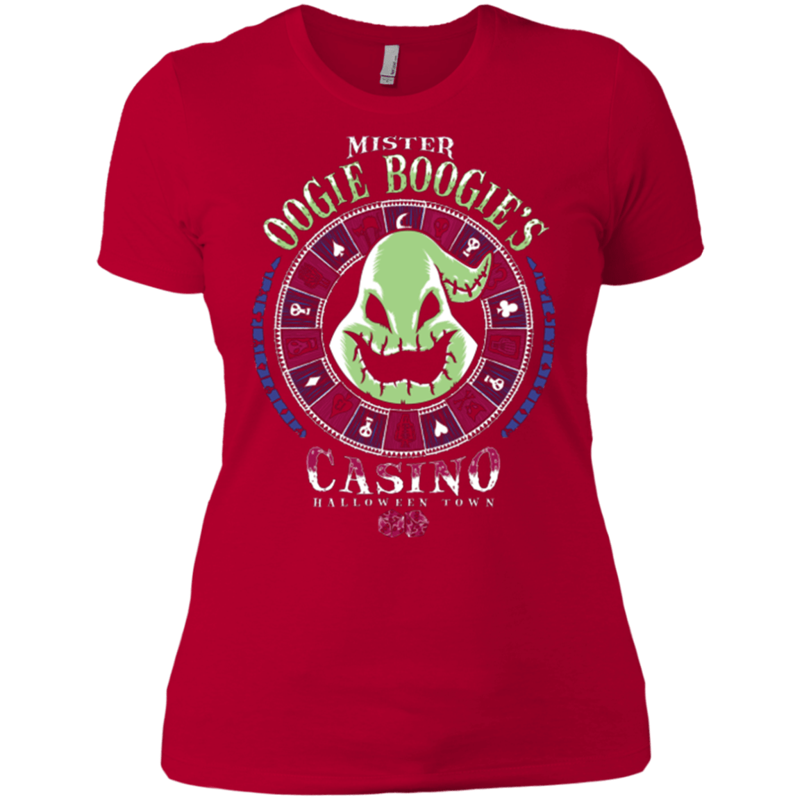 T-Shirts Red / X-Small Oogies Casino Women's Premium T-Shirt