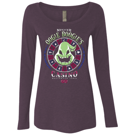 T-Shirts Vintage Purple / Small Oogies Casino Women's Triblend Long Sleeve Shirt